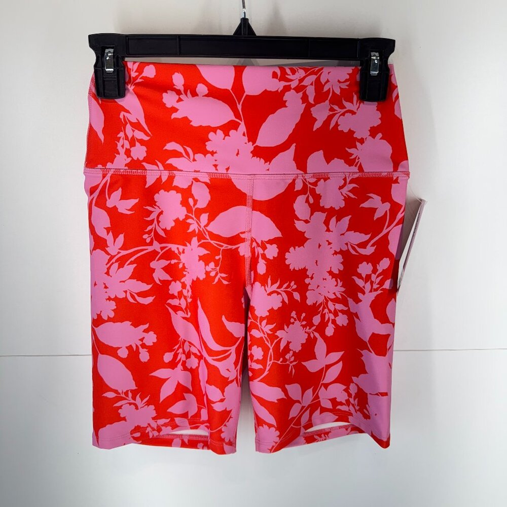 NWT Sage Collective Biker Shorts in Hothouse Floral Lava